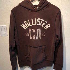Hollister Brown Men’s Pullover Hoodie
